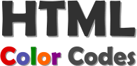 HTML Color Codes